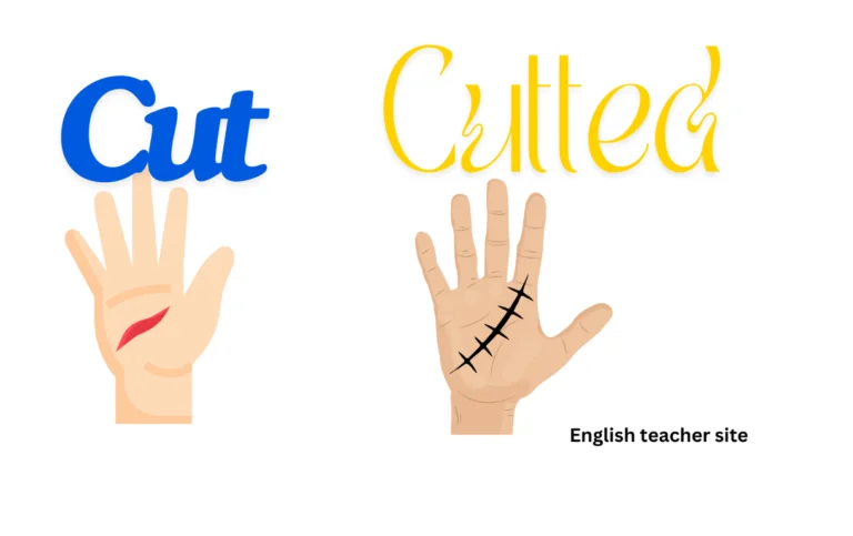 Past tense of cut — is it cut or cutted