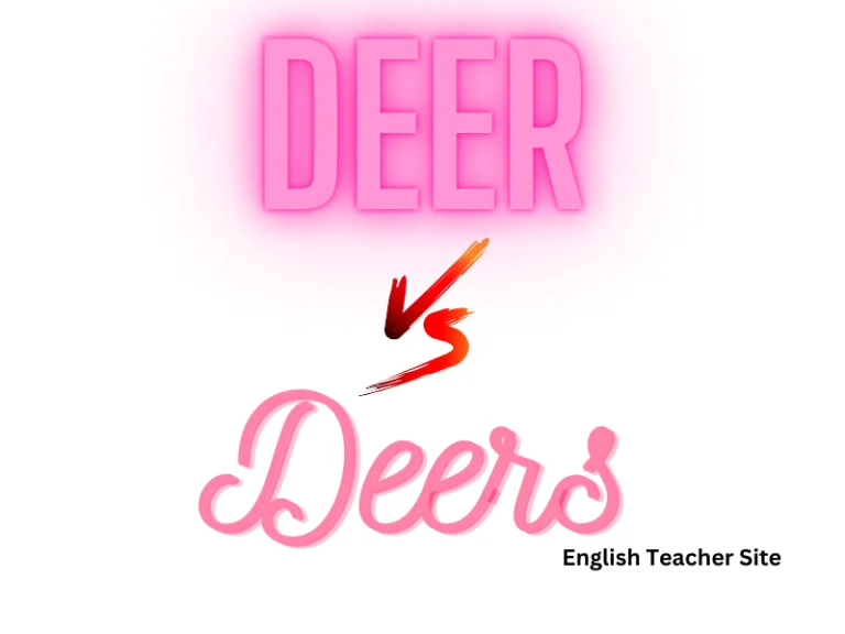 What is the plural of deer: Understanding Singular and Plural Nouns in English