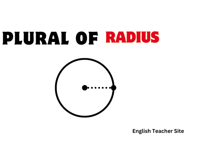 What’s the Plural of Radius: Understanding Geometric Terms