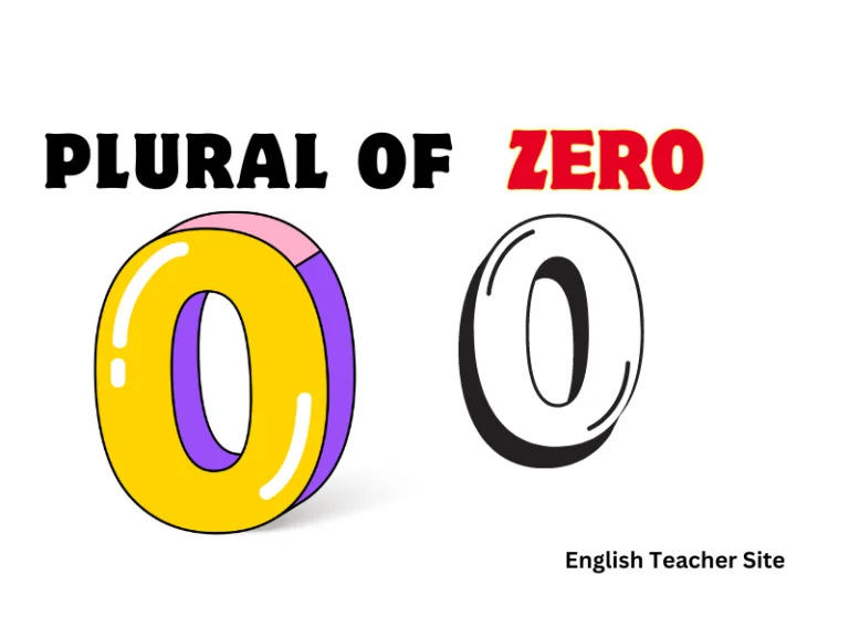 What’s the Plural of Zero: Explaining Number Terms