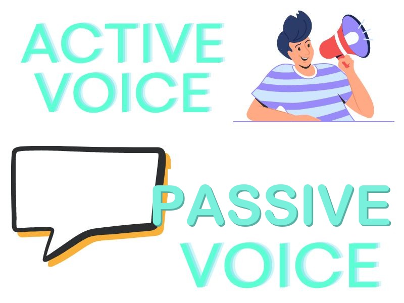 Active vs Passive Voice illustration